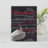 夫最高のへの贈り物 |夫の引用文 シーズンカード (スタンド正面)