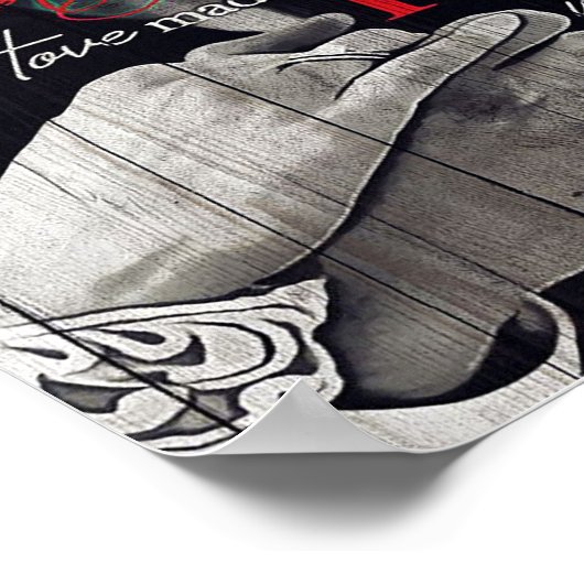 夫最高のへの贈り物 |夫の引用文 ポスター (角)