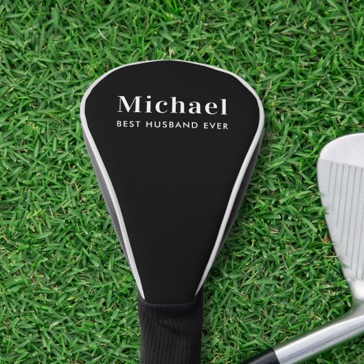 夫最高のエバーモノグラムブラック ゴルフヘッドカバー