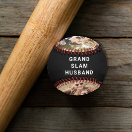 夫最高の写真ブラック 野球ボール