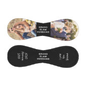 夫最高の写真ブラック 野球ボール (パネル)