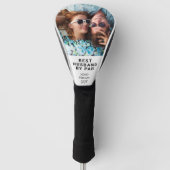 夫最高の写真 ゴルフヘッドカバー (正面)