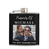 夫最高の写真 フラスク (正面)