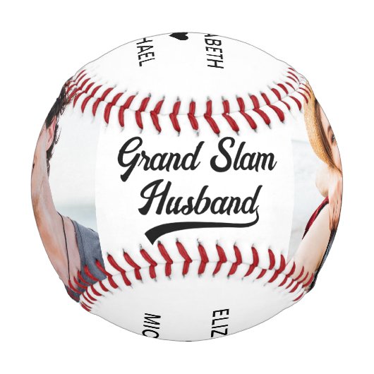 夫最高の写真 野球ボール (裏面)