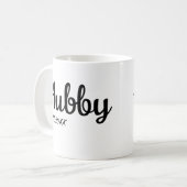 夫結婚の記念日の願い コーヒーマグカップ (正面左)