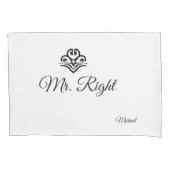 夫結婚婦の右&左 枕カバー (正面左)