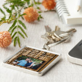 夫結婚生六周年記念贈呈 キーホルダー (側面)