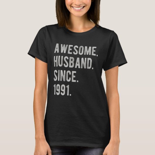 夫結婚Sにとって31素晴らし周年 Tシャツ (正面)