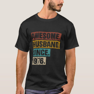 夫結婚S47素晴らし周年 Tシャツ