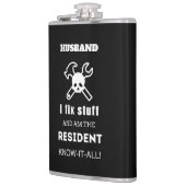 夫誕生日ギフト男性おもしろいパパGRANDPA フラスク (左)