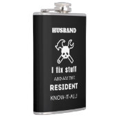 夫誕生日ギフト男性おもしろいパパGRANDPA フラスク (右)