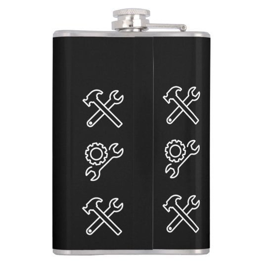 夫誕生日ギフト男性おもしろいパパGRANDPA フラスク (裏面)