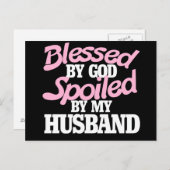 夫賛美に甘やかされた神によって ポストカード (正面/裏面)