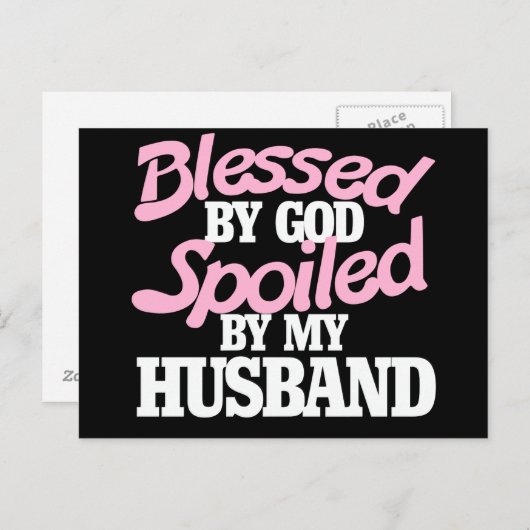 夫賛美に甘やかされた神によって ポストカード (正面/裏面)