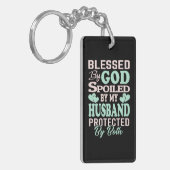 夫賛美妻の家族に甘えて キーホルダー (正面左)