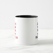 夫退職したのマグ マグカップ (中央)