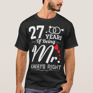 夫27周年 Tシャツ