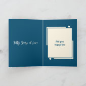 夫50周年我々はそれを青くした カード (内部)