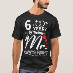 夫6周年 Tシャツ
