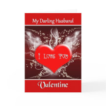夫/ハッピーバレンタインデー-赤いハート