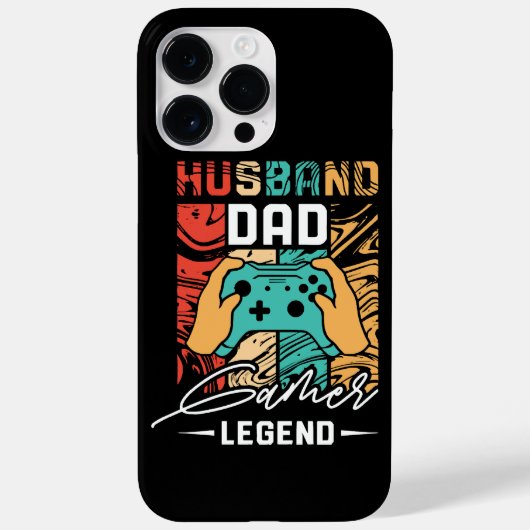 夫 パパ ビデオゲーム伝説 Case-Mate iPhoneケース (裏面)