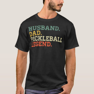 夫 パパ ピックルボール伝説 ピックルボール お父さん グラ Tシャツ