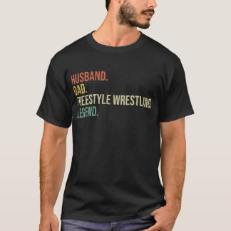 夫 パパ フリースタイルレスリング伝説 Tシャツ