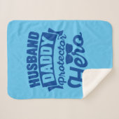 夫。パパ。保護者。英雄。 シェルパブランケット (正面(横))