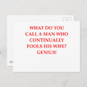 夫 ポストカード (正面/裏面)