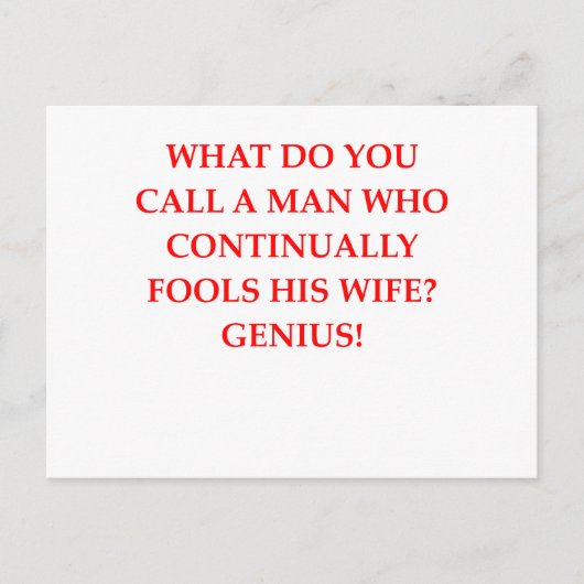 夫 ポストカード (正面)