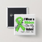 夫 – リンパ腫 缶バッジ (正面&裏面)