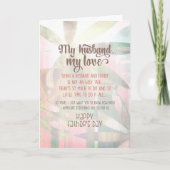 夫、愛、父の日 カード (正面)