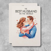 "夫"最高のホリデー・エンスカード シーズンカード