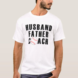夫、父親、コーチTシャツ Tシャツ