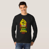 夫 父 王 恵まれた男 黒人パパ 父 B Tシャツ (正面フル)