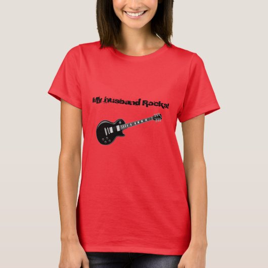 夫 Rocks Tシャツ (正面)