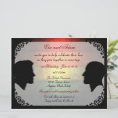 夫IVのカスタムで陽気な結婚式招待状 招待状 (スタンド正面)