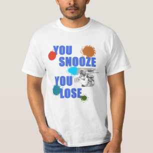 失いますペイントボールのWoodsballのゲームのギフトを居眠りします Tシャツ