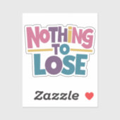 失うものはない シール (シート)