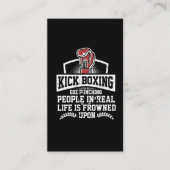失おもしろい礼な武術アーツボクサー 名刺 (正面)