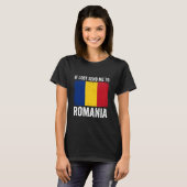 失くした時はルーマニアまで送り返して Tシャツ (正面フル)