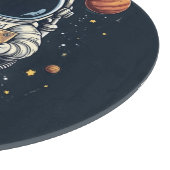 失ったおもしろい考え宇宙宇宙イラストレーション カッティングボード (角)