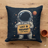失ったおもしろい考え宇宙宇宙イラストレーション クッション