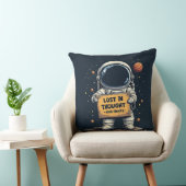 失ったおもしろい考え宇宙宇宙イラストレーション クッション (椅子)
