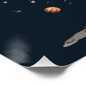 失ったおもしろい考え宇宙宇宙イラストレーション ポスター (コーナー)