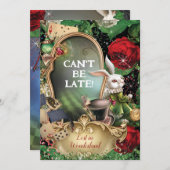 失ったインワンダーランドガーデンパーティの招待状 招待状 (正面/裏面)