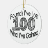 失ったオーナメント100ポンドの セラミックオーナメント (左)