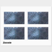 --失ったガラスと地図が壊れている 長方形シール (シート)