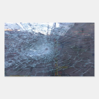 --失ったガラスと地図が壊れている 長方形シール