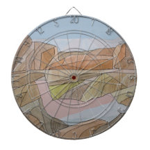 失ったビーチウォーターカラーラインアートプリント